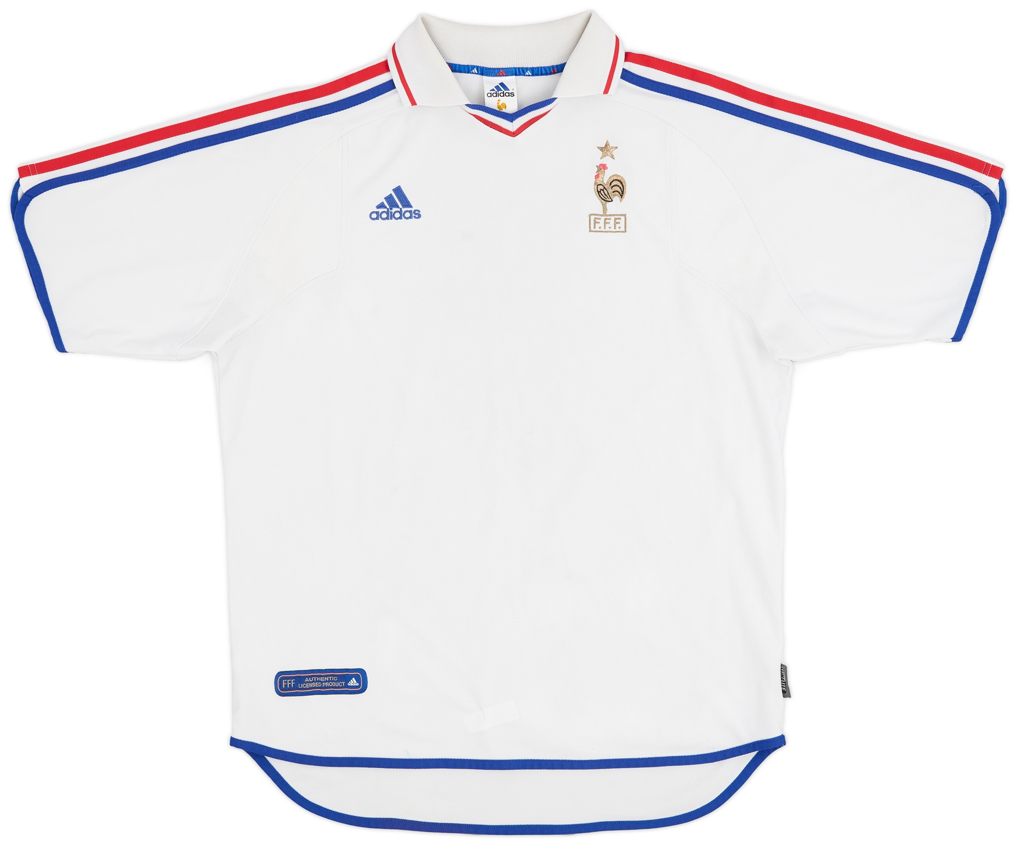 Camisa II Seleção da França 2000 Adidas retro 